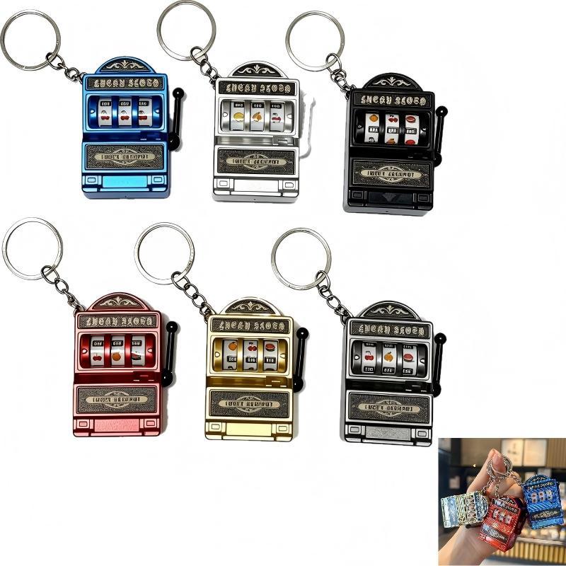 Arcade Game Jackpot - 【F】Gantungan Kunci Mesin Slot Mini, Desain
