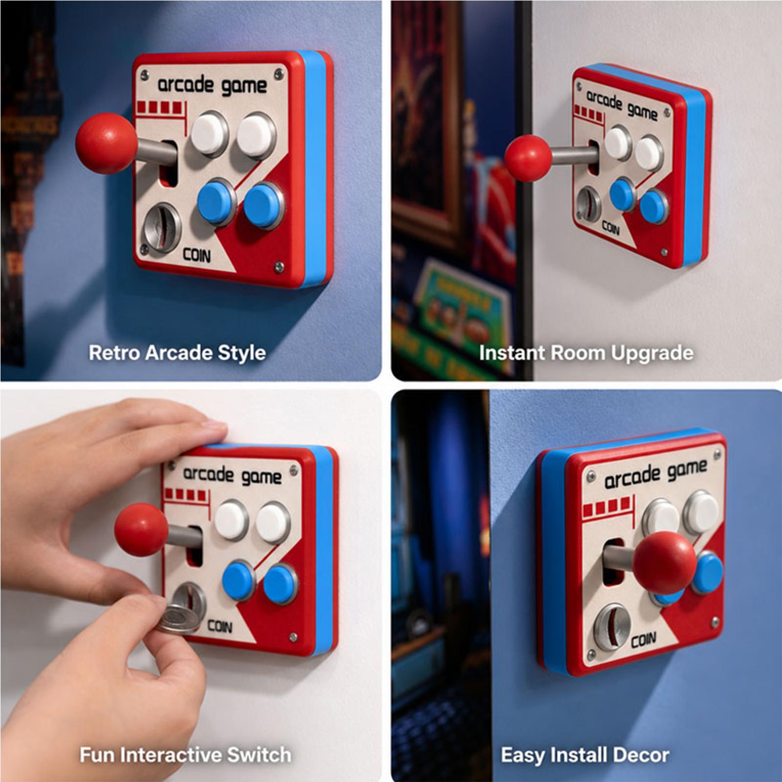 Penutup Sakelar Lampu Game Ret - Arcade Games & Vending Llc Photos ulasan dan harga