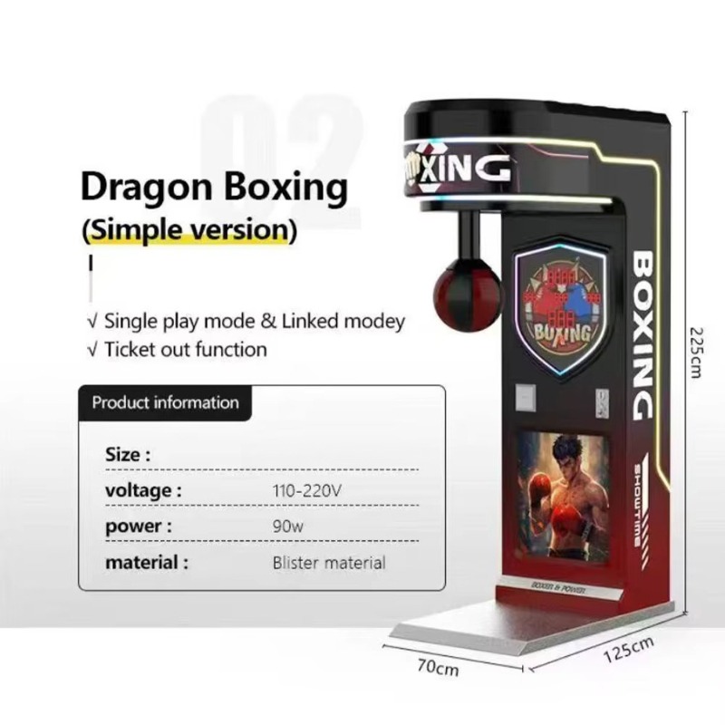 Mesin Tinju Penjualan Langsung - Arcade Vending & Laundry ulasan dan harga